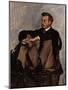 Portrait of Renoir-Frederic Bazille-Mounted Giclee Print