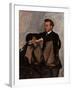 Portrait of Renoir-Frederic Bazille-Framed Giclee Print