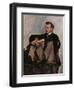 Portrait of Renoir-Frederic Bazille-Framed Art Print