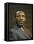 Portrait of Rev. Martin Luther King, Jr-null-Framed Stretched Canvas