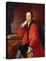 Portrait of Rev. William Strickland-George Romney-Stretched Canvas