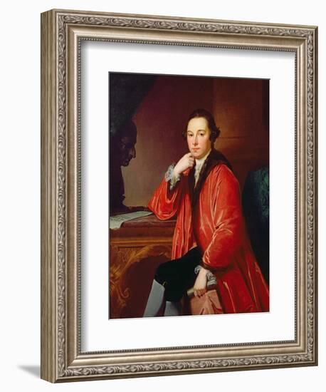 Portrait of Rev. William Strickland-George Romney-Framed Giclee Print