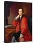 Portrait of Rev. William Strickland-George Romney-Stretched Canvas