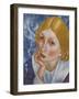 Portrait of Ria, 1915-Kuzma Sergeyevich Petrov-Vodkin-Framed Giclee Print