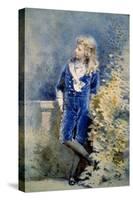 Portrait of Richard Arthur Surtees Paget-Daniele Ranzoni-Stretched Canvas