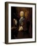 Portrait of Richard Boyle, 3rd Earl of Burlington, 1743-George Knapton-Framed Giclee Print