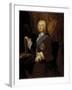 Portrait of Richard Boyle, 3rd Earl of Burlington, 1743-George Knapton-Framed Giclee Print