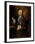 Portrait of Richard Boyle, 3rd Earl of Burlington, 1743-George Knapton-Framed Giclee Print