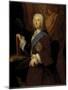 Portrait of Richard Boyle, 3rd Earl of Burlington, 1743-George Knapton-Mounted Giclee Print