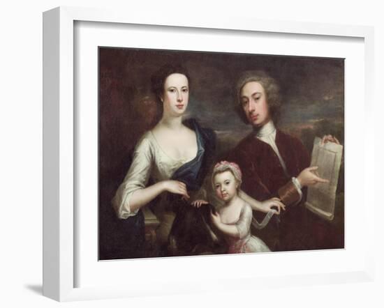 Portrait of Richard Boyle and Dorothy Savile-William Aikman-Framed Giclee Print