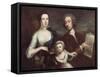 Portrait of Richard Boyle and Dorothy Savile-William Aikman-Framed Stretched Canvas