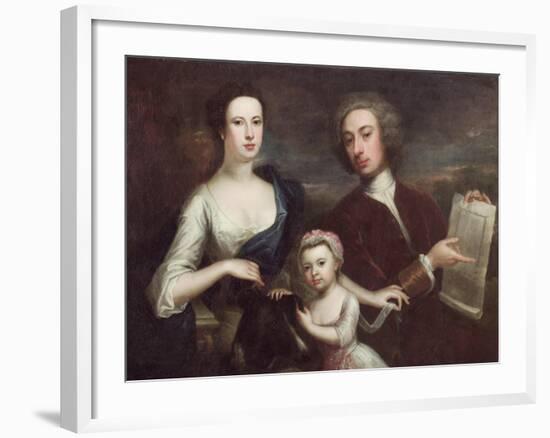 Portrait of Richard Boyle and Dorothy Savile-William Aikman-Framed Giclee Print