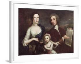 Portrait of Richard Boyle and Dorothy Savile-William Aikman-Framed Giclee Print