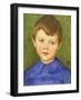 Portrait of Richard Stokes, 1902 (Pencil, Chalk and Tempera on Panel)-Marianne Stokes-Framed Giclee Print