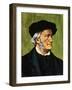 Portrait of Richard Wagner, Composer of the Flying Dutchman-null-Framed Giclee Print