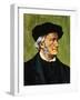 Portrait of Richard Wagner, Composer of the Flying Dutchman-null-Framed Giclee Print