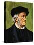 Portrait of Richard Wagner, Composer of the Flying Dutchman-null-Stretched Canvas