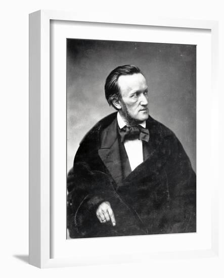 Portrait of Richard Wagner, German Composer-Pierre-Auguste Renoir-Framed Giclee Print