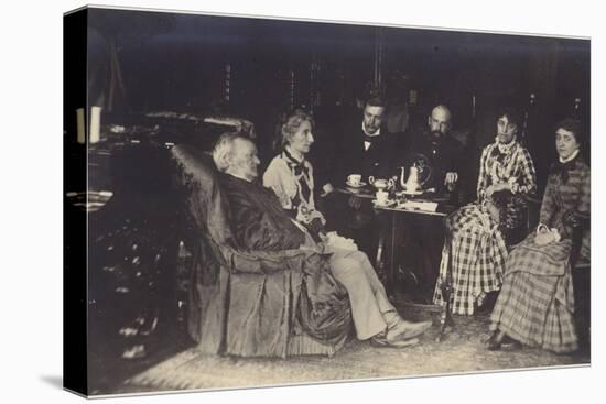 Portrait of Richard Wagner with Friends and Family-German photographer-Stretched Canvas