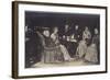 Portrait of Richard Wagner with Friends and Family-German photographer-Framed Photographic Print