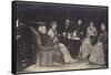 Portrait of Richard Wagner with Friends and Family-German photographer-Framed Stretched Canvas