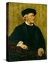 Portrait of Richard Wagner-Giuseppe Tivoli-Stretched Canvas