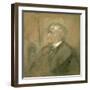 Portrait of Richard Wagner-Franz Seraph von Lenbach-Framed Giclee Print