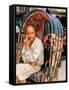 Portrait of Rickshaw Driver, Jaipur, Rajasthan, India-Bill Bachmann-Framed Stretched Canvas