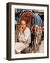 Portrait of Rickshaw Driver, Jaipur, Rajasthan, India-Bill Bachmann-Framed Photographic Print