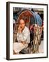 Portrait of Rickshaw Driver, Jaipur, Rajasthan, India-Bill Bachmann-Framed Photographic Print