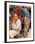 Portrait of Rickshaw Driver, Jaipur, Rajasthan, India-Bill Bachmann-Framed Photographic Print