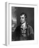 Portrait of Robert Burns, Scottish Poet-null-Framed Photographic Print