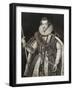 Portrait of Robert Cecil, 1st Earl of Salisbury (1563-1612), from 'Lodge's British Portraits', 1823-English School-Framed Giclee Print