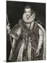 Portrait of Robert Cecil, 1st Earl of Salisbury (1563-1612), from 'Lodge's British Portraits', 1823-English School-Mounted Giclee Print