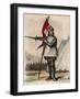 Portrait of Robert de Hauteville known as Guiscard (1015-1085), Duke of Apulia and Calabria-French School-Framed Giclee Print