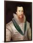 Portrait of Robert Devereux-Marcus, The Younger Gheeraerts-Framed Giclee Print