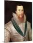 Portrait of Robert Devereux-Marcus, The Younger Gheeraerts-Mounted Giclee Print