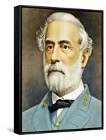 Portrait of Robert Edward Lee C. 1870-null-Framed Stretched Canvas