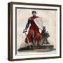 Portrait of Robert IV the Strong (Rutpert) (c 815-866), Count of Orleans-French School-Framed Giclee Print