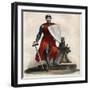 Portrait of Robert IV the Strong (Rutpert) (c 815-866), Count of Orleans-French School-Framed Giclee Print