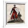 Portrait of Robert IV the Strong (Rutpert) (c 815-866), Count of Orleans-French School-Framed Giclee Print