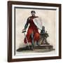 Portrait of Robert IV the Strong (Rutpert) (c 815-866), Count of Orleans-French School-Framed Giclee Print