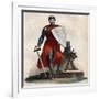 Portrait of Robert IV the Strong (Rutpert) (c 815-866), Count of Orleans-French School-Framed Giclee Print