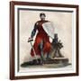 Portrait of Robert IV the Strong (Rutpert) (c 815-866), Count of Orleans-French School-Framed Giclee Print