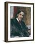 Portrait of Robert Louis Stevenson-null-Framed Giclee Print