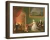 Portrait of Robert Mynors (1739-1806) and His Family, 1797 (Oil on Canvas)-James Millar-Framed Giclee Print