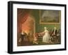 Portrait of Robert Mynors (1739-1806) and His Family, 1797 (Oil on Canvas)-James Millar-Framed Giclee Print