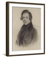 Portrait of Robert Schumann-German School-Framed Giclee Print