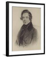 Portrait of Robert Schumann-German School-Framed Giclee Print