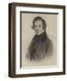 Portrait of Robert Schumann-German School-Framed Giclee Print